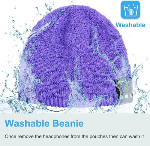 Vista 72 de Rotibox - Gorro inalámbrico con Bluetooth para deportes al aire libre, regalo de Navidad.