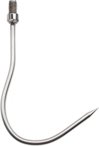Vista 14 de Arpón de pesca, de acero inoxidable, lanza de púas de aleación de aluminio, con tornillo de 0.315 in para pesca al aire libre, aterrizaje de rana