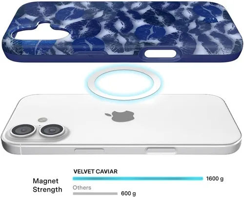 Vista 988 de VELVET CAVIAR Funda para iPhone 15, compatible con MagSafe, probada contra caídas de 10 pies, fundas protectoras de diseño, leopardo color rosa