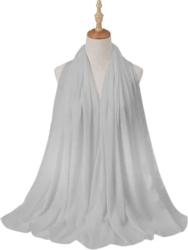 Vista 4 de tagunop Chales y envolturas de gasa para vestidos de noche, bufandas suaves para novia, boda, fiesta, accesorios para mujer, regalo para ella