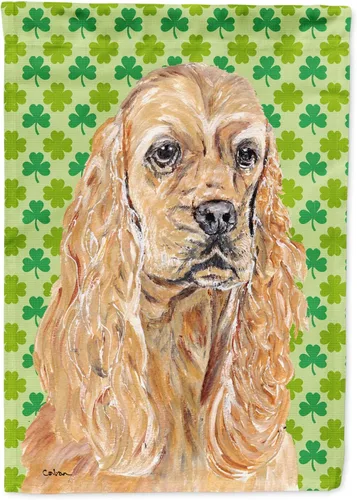 Vista 112 de Caroline's Treasures SS4442GF Affenpinscher Bandera de jardín con retrato de trébol del día de San Patricio para buzón, bandera decorativa