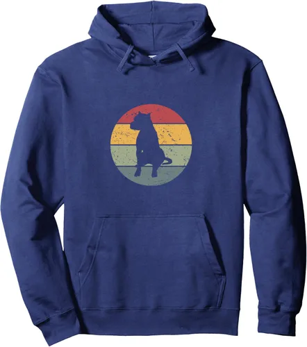 Vista 4 de Dogo Argentino Vintage Pullover Hoodie