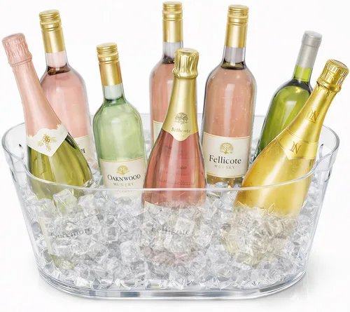 Vista 10 de Lifewit Cubo de hielo plástico 13L para fiestas 2 piezas, BPA libre