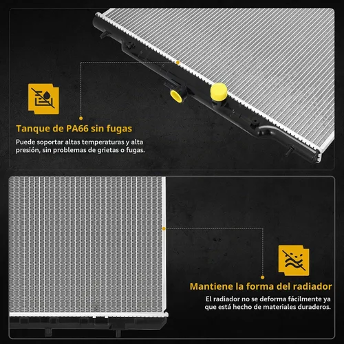 Vista 3 de DWVO Radiador compatible con 2008 2009 2010 2011 2012 2013 Rogue 2014 2015 Rogue Select 2.5L L4