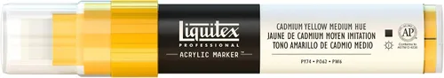 Vista 10 de Rotuladores de pintura Liquitex Professional, de punta ancha, Verde agua brillante, 8mm