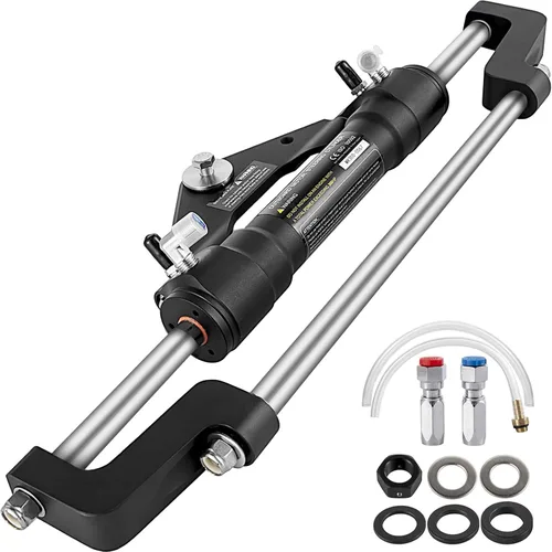Vista 13 de VEVOR Kit de dirección hidráulica fuera de borda