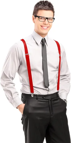 Vista 5 de trilece Adjustable Suspenders for Men and Women with Heavy Duty Strong Clips