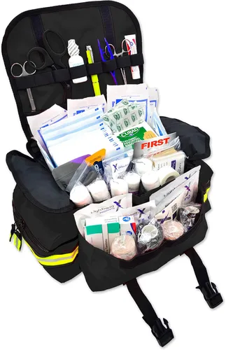 Vista 7 de Lightning X Small Medic First Responder EMT Trauma Bag Stocked First Aid Trauma Kit A (rosa)