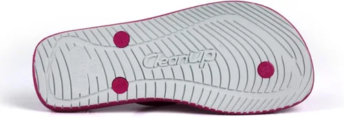Vista 7 de CLEANUP Chanclas Mujer Mono Fun Pink Exfoliante, Masajista y Relajante Sandalias de tanga cómodas y ligeras Fibras 100% veganas reciclables