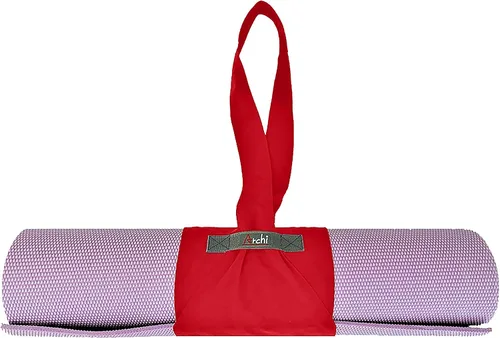 Vista 7 de Roll Up & Carry Portabicicletas plegables para esterilla de yoga – Poner y quitar al instante – Diseño innovador patentado – Material ligero lavable