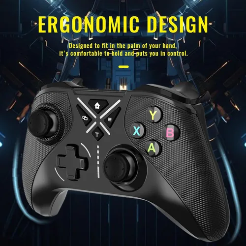 Vista 8 de Snail Bear Wired Gaming Controller for Xbox One, Xbox One S, Xbox One X, Windows 108.187 PC, Black
