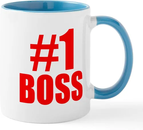 Vista 46 de CafePress – como un Boss Taza – El único Taza de café, taza de café, S, Blanco