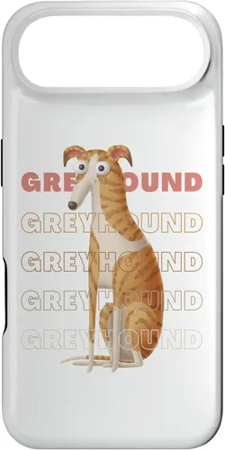 Vista 27 de Greyhound Big Eyes Funny Cartoon Sighthound Lover Design Case for iPhone 17