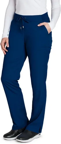 Vista 7 de BARCO Grey's Anatomy - Pantalón médico Mia para mujer, cintura elástica en la espalda, pantalones médicos de pierna baja para mujer Bahama