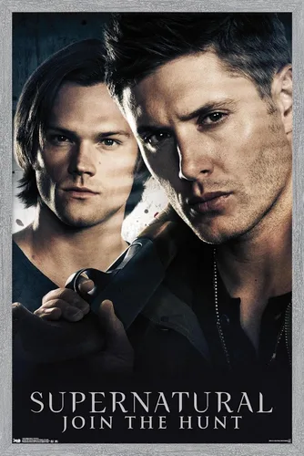 Vista 16 de Trends International Supernatural - Póster de pared de hermanos, 14.725 x 22.375 pulgadas, versión enmarcada de madera de granero