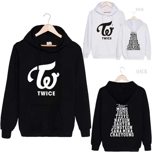 Vista 2 de YJYP Kpop Twice Merchandise, Twice Sudadera con capucha Tzuyu Sana Dahyun Nayeon