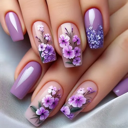 Vista 18 de Uñas postizas a presión de almendra marrón, medianas con diseños de leopardo y purpurina, uñas postizas en forma de almendra otoñal, uñas acrílicas
