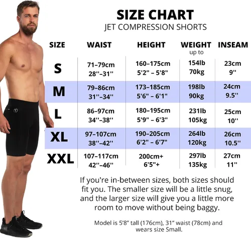 Vista 6 de Kapow Meggings Pantalones cortos de compresión para hombre con bolsillos