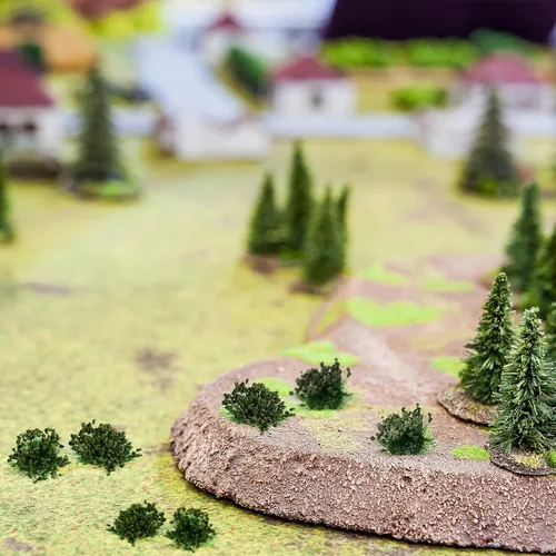 Vista 6 de Honoson Juego de 56 piezas de arbustos arbustos verdes en miniatura para tren, paisaje, ferrocarril, paisaje, diseño militar, modelo de juego