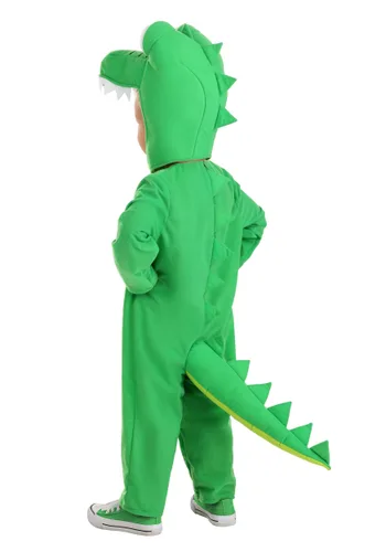 Vista 2 de Disfraz de Cocodrilo Tonto para Niños Pequeños Multicolor