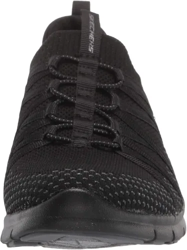 Vista 2 de Skechers Tenis de novedad gratis y chic para mujer Negro 75 ancho