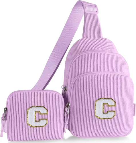 Vista 13 de Riñonera cruzada para niñas, Beige, Small