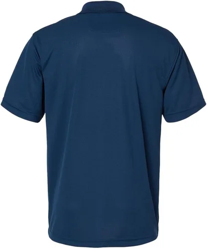 Vista 2 de Paragon para hombre Polo de malla de rendimiento (azul marino) (3x)