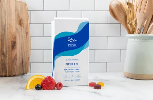 Vista 8 de Piper Biosciences Plant Sterols Suplemento gomoso de colesterol saludable (2280 mg de ésteres de esterol vegetal por día): fuerza clínica, vegana