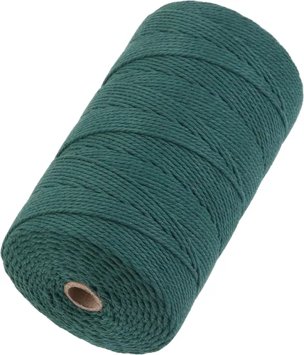 Vista 81 de Cuerda de macramé de 2 mm x 349 metros de cuerda de algodón natural para macramé, cuerda de macramé de color, cuerda de algodón suave, suministros