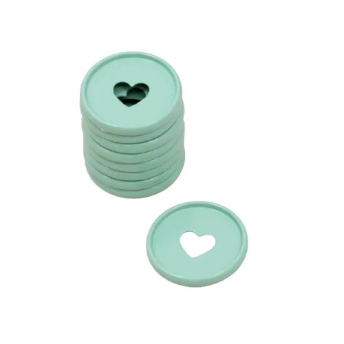 Vista 11 de Craftelier - Anillos de Disco M Metálicos con Corte de Troquel en Forma de Corazón para Encuadernación de Scrapbooking para Planners, Agendas