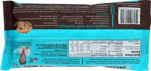 Vista 2 de Equal Exchange Chips de chocolate orgánico semidulce, 10 oz
