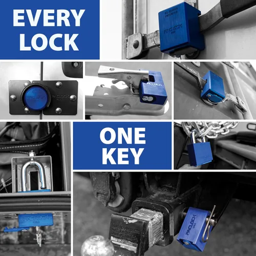 Vista 8 de PACLOCK's 7-Series Flat Back Puck w/Tapped Holes, High Security Rotating Disc, Manufacturer-Controlled Key Assigning, Exclusive Key Number, U-Pick!