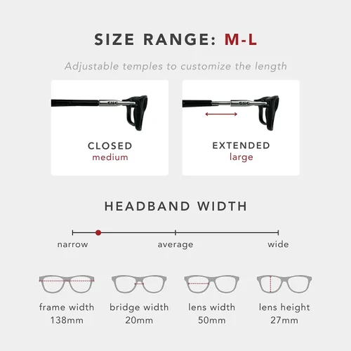 Vista 7 de Clic Gafas de lectura magnéticas para hombres o mujeres, lectores de computadora, originales largos