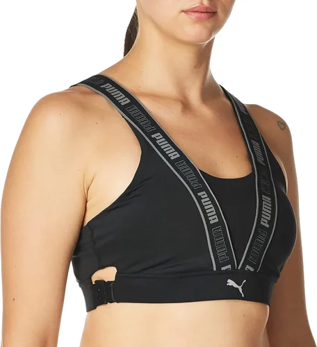 Vista 3 de PUMA Sujetador rápido de alto impacto para mujer, Negro