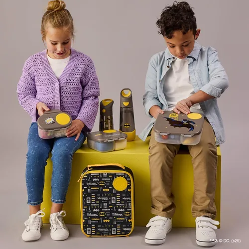 Vista 9 de Bbox - Lonchera Bento Jumbo Batman Lonchera para niños y adultos, 4 compartimentos, a prueba de fugas, apta para lavavajillas, sin BPA, sin PFAS