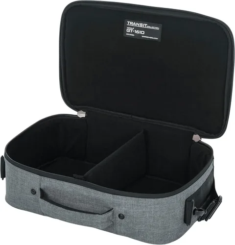 Vista 9 de Gator Cases Transit Series Deluxe - Bolsa para equipos y accesorios, 16" x10, color gris (GT-1610-GRY)