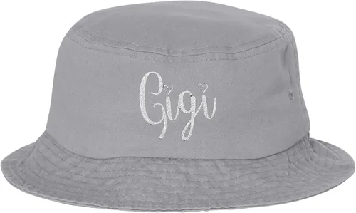Vista 10 de Go All Out Gigi Idea de regalo para abuela, tía, coleta, visera bordada, sombrero para papá