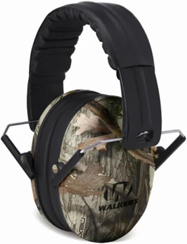 Vista 7 de Walker's Low Profile Lightweight Padded Headband Adjustable Folding Noise-Reducing Hearing Protection Earmuffs