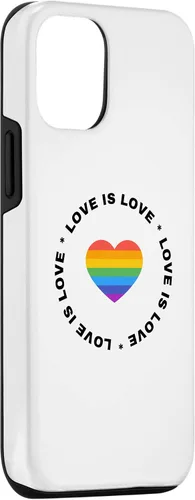 Vista 3 de iPhone 15 LGBTQ Community Lesbian Gay Bi Trans Love Is Love Culture Case