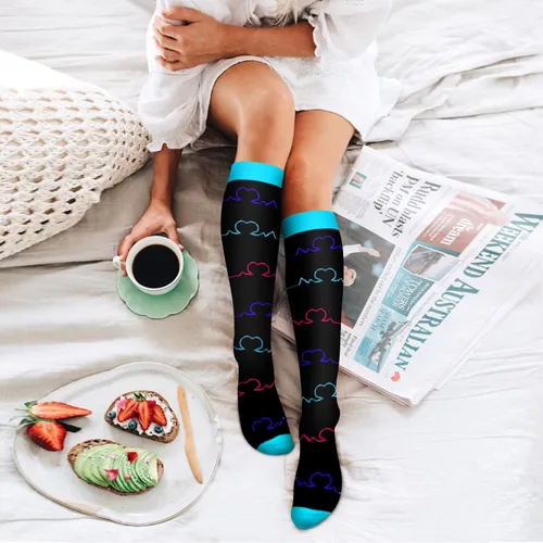 Vista 117 de Bluemaple 6 Pack Copper Compression Socks for Women and Men Circulation-Best Support for Medical, Running,Nursing,Athletic