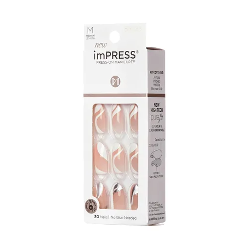 Vista 11 de Uñas postizas sin pegamento KISS imPRESS, diseño "All I Want