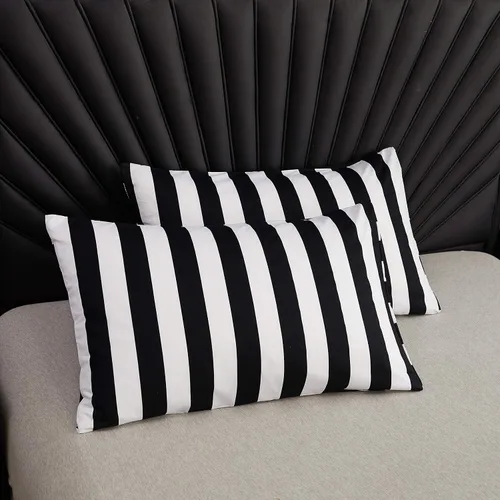Vista 3 de Set de funda de edredón LAMEJOR, set de ropa de cama, funda de edredón de microfibra (1 funda de edredón y 2 fundas de almohada), color negro