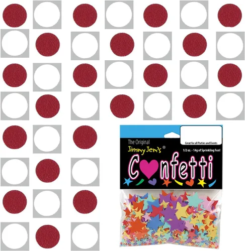 Vista 152 de Confetti Circle 1/4" Negro, Azul Marino Combo - 2 bolsas de media onza (1 oz) (8550/9971)