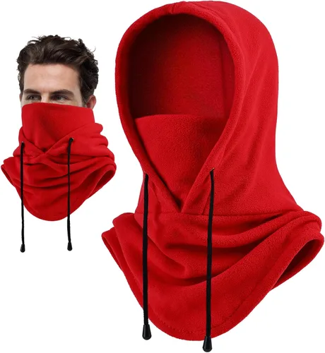 Vista 19 de Joyoldelf Máscara de esquí para hombres y mujeres, pasamontañas, máscara facial completa de invierno, máscara deportiva transpirable