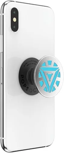 Vista 2 de PopSockets - Agarradera adhesiva para teléfono, soporte para reactor de multicolor/fantasía (Arc Reactor)