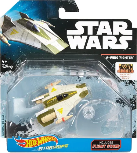 Vista 3 de Hot Wheels Star Wars Starship A-Wing Fighter (Rebels)