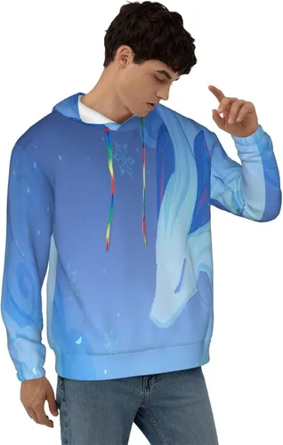 Vista 5 de Sudadera con capucha para hombre, sudaderas de moda con capucha para adolescentes, hombres y jóvenes