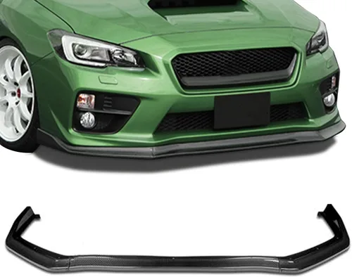 Vista 22 de SCITOO Alerón de borde de parachoques delantero mate negro para Ford Focus ST años 2013-2014 - Spoiler frontal de polipropileno