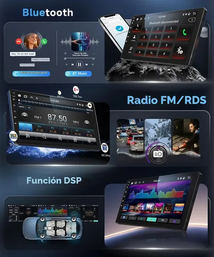 Vista 5 de Estéreo de coche Rimoody 8 Core 6G+128G Android 15 para Ford F150 F-150