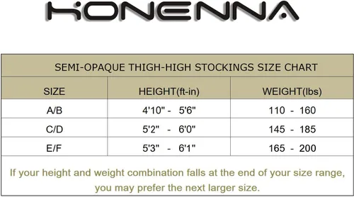 Vista 6 de HONENNA 2 Pairs Thigh High Stockings, Semi Sheer Stay Up Lingerie Lace Top Tights for Women Size A-F